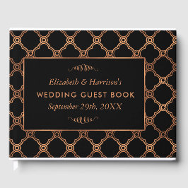  Geometrische Kunst Deco Gatsby Wedding Gastenboek