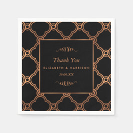  Geometrische Kunst Deco Gatsby Wedding Servet