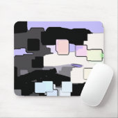 Geometrische kunst "Dreaming Blue" Muismat (Met muis)