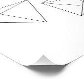 Geometrische kunst foto afdruk (Hoek)