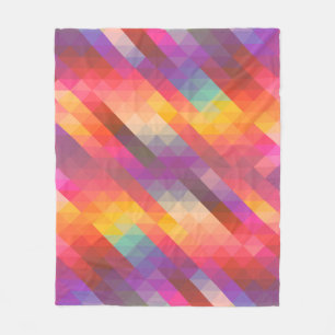 Geometrische kunst Geometrische fotografie Kaleido Fleece Deken