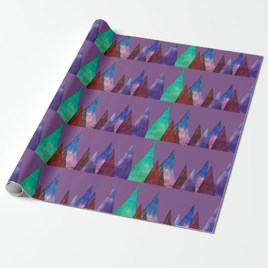 Geometrische Kunst Inpakpapier (Uitgerold)