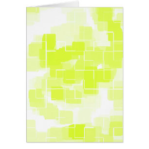 Geometrische kunst "Lemon Meringue"