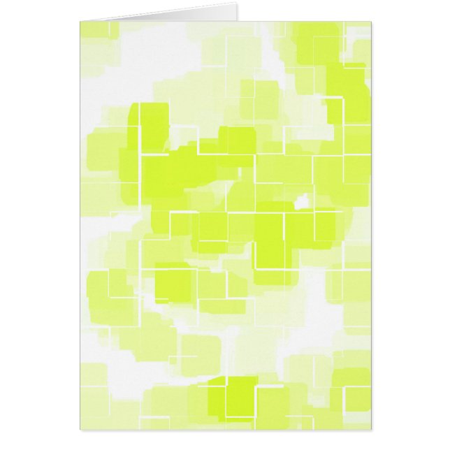 Geometrische kunst "Lemon Meringue" (Voorkant)