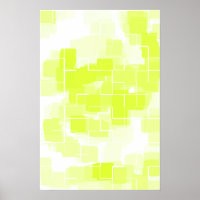 Geometrische kunst "Lemon Meringue"