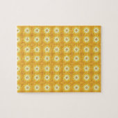 Geometrische kunst leuk gouden puzzel (Horizontaal)
