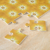 Geometrische kunst leuk gouden puzzel (Zijkant)