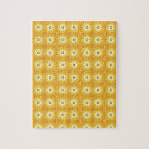 Geometrische kunst leuk gouden puzzel