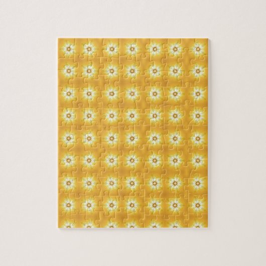 Geometrische kunst leuk gouden puzzel (Verticaal)
