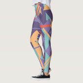 Geometrische kunst minimaal kunstontwerp leggings (Links)