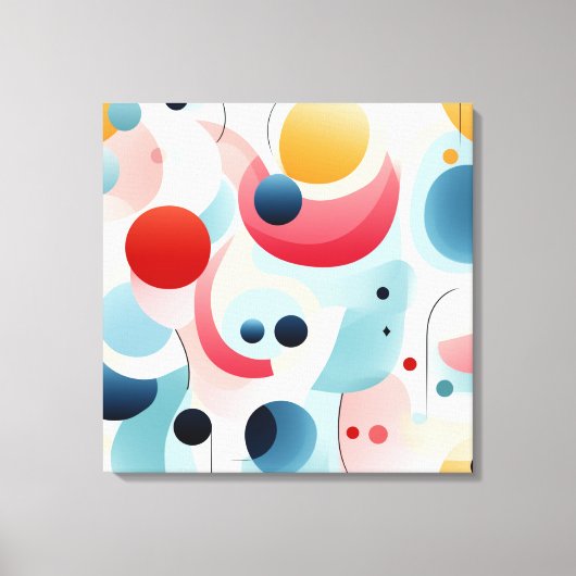 Geometrische kunst ontwerp Canvas Art Afdruk (Voorkant)