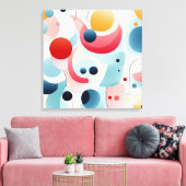 Geometrische kunst ontwerp Canvas Art Afdruk (Insitu (Woonkamer))