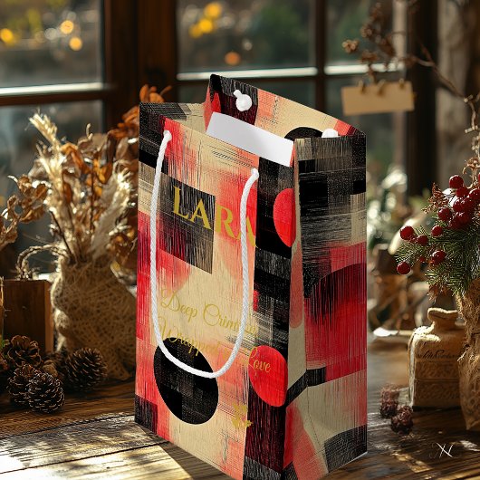 Geometrische Kunst Persoonlijke Cadeautas Abstract