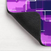 Geometrische kunst "plum" muismat (Hoek)
