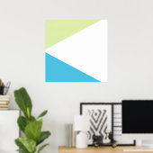 geometrische kunst poster (Thuiskantoor)