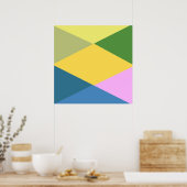 geometrische kunst poster (Keuken)