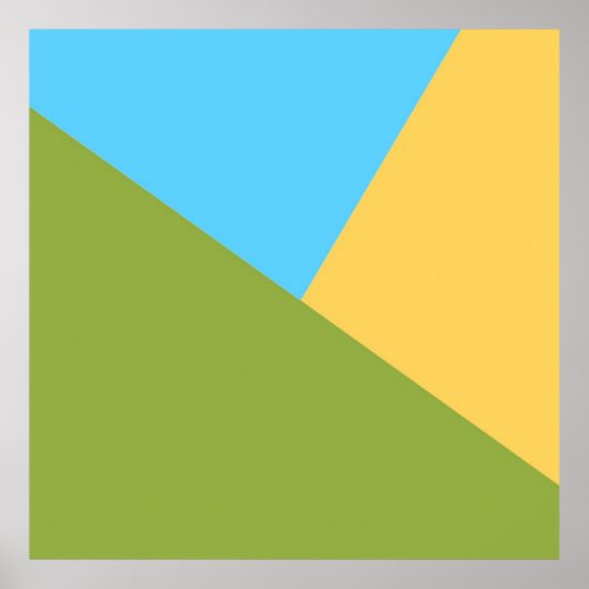 geometrische kunst poster (Voorkant)