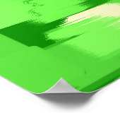 Geometrische kunst "Salad Spinner" Poster (Hoek)