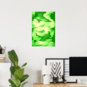 Geometrische kunst "Salad Spinner" Poster (Thuiskantoor)