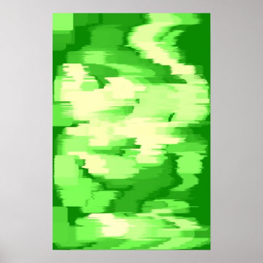 Geometrische kunst "Salad Spinner" Poster (Voorkant)