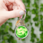 Geometrische kunst "Salad Spinner" Sleutelhanger (Hand)
