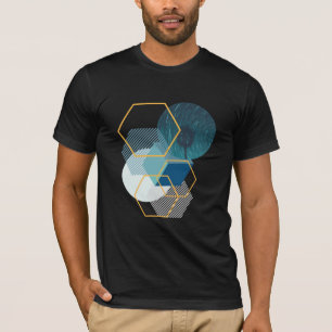 Geometrische kunst t-shirt