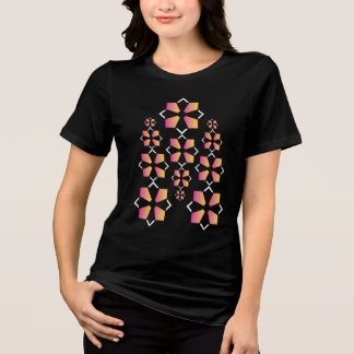 Geometrische kunst Tri-Blend shirt