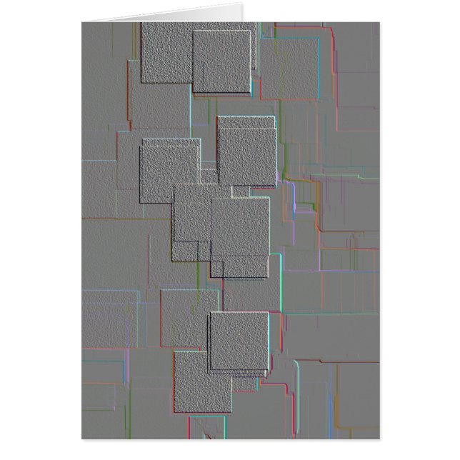 Geometrische kunst van "Cyber Gothic" (Voorkant)