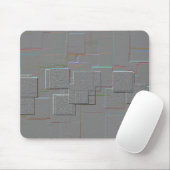 Geometrische kunst van "Cyber Gothic" Muismat (Met muis)