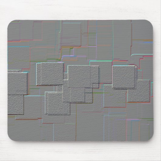Geometrische kunst van "Cyber Gothic" Muismat (Voorkant)