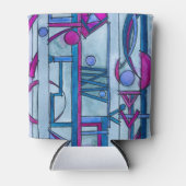 Geometrische kunst van de architect: droommoderne  blikjeskoeler (Voorkant)