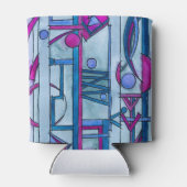 Geometrische kunst van de architect: droommoderne  blikjeskoeler (Achterkant)