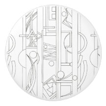 Geometrische kunst van de architect: droommoderne