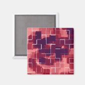 Geometrische kunst van de "carnabes" magneet (Voorkant / Achterkant)