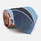 Geometrische kunst van de Melancholineklak Stropdas (Opgerold)