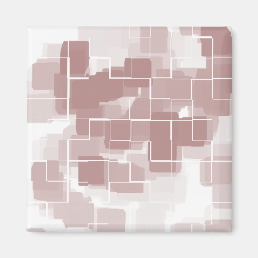 Geometrische kunst van "Grape Soda" Magneet (Voorkant)