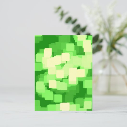 Geometrische kunst van "Iceberg" Briefkaart (Staand voorkant)