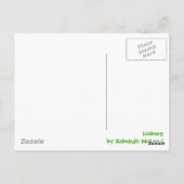 Geometrische kunst van "Iceberg" Briefkaart (Achterkant)