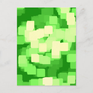 Geometrische kunst van "Iceberg" Briefkaart