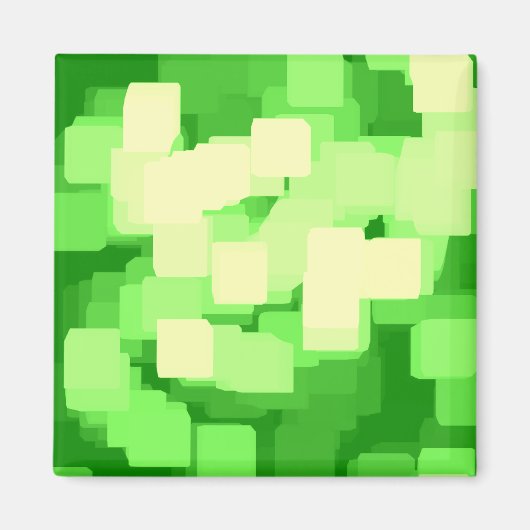Geometrische kunst van "Iceberg" Magneet (Voorkant)