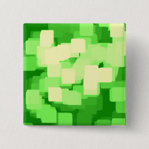 Geometrische kunst van "Iceberg" Vierkante Button 5,1 Cm