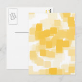 Geometrische kunst van "Tangerine" Briefkaart (Voorkant / Achterkant)