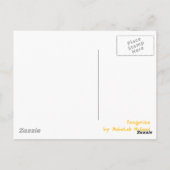 Geometrische kunst van "Tangerine" Briefkaart (Achterkant)