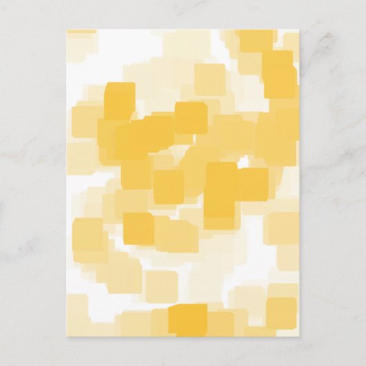 Geometrische kunst van "Tangerine" Briefkaart (Voorkant)