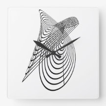 Geometrische kunstklok