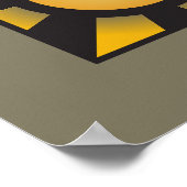 Geometrische lagen: minimalistische cirkels en lij poster (Hoek)