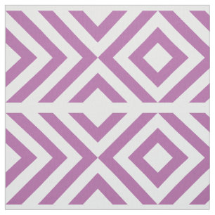 Geometrische lavendel en Witte Chevrons en Stof