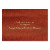 Geometrische leder- en suebandkaarten voor kunstsc kaart (Achterkant)