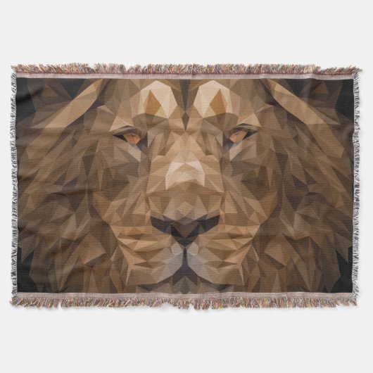 Geometrische leenportret deken (Voorkant)