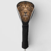Geometrische leenportret golfheadcover (Voorkant)